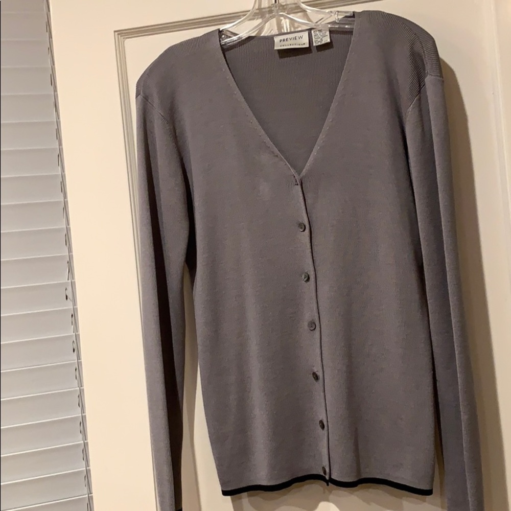 Button-down cardigan sweater